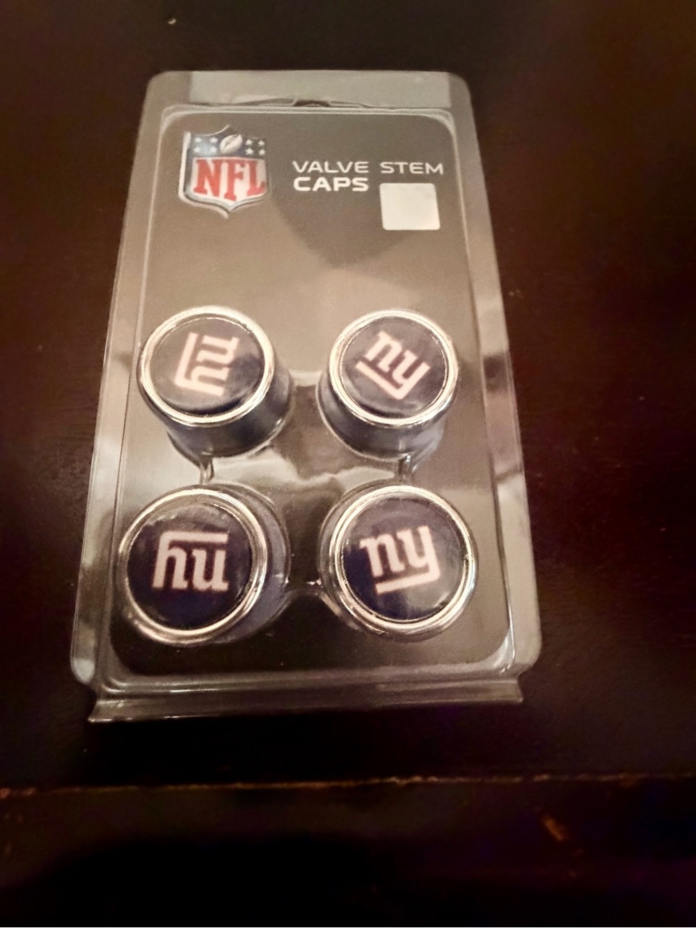 Wincraft Blue and Silver NFL Valve Stem Caps Pack